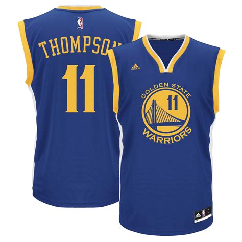 golden state warriors klay thompson adidas nba womens replica jersey|klay thompson warriors uniform.